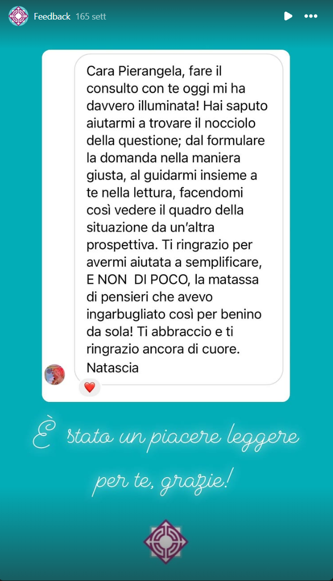 Feedback Natascia
